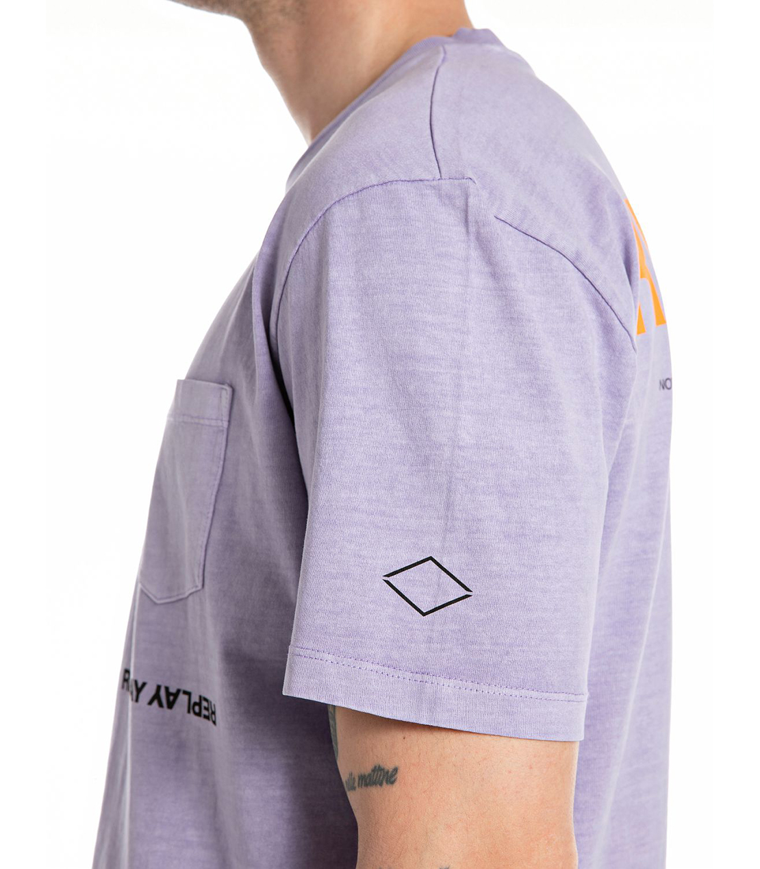 ヘビーコットンジャージープリント Tシャツ 詳細画像 ラベンダー 5